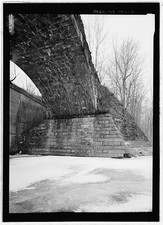 Becket Massachusetts Whistler Bridge No 3 Stone Arch Bridge Underside 2000s