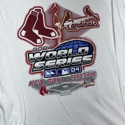Vintage 2004 Red Sox Vs Cardinals World Series Long Sleeve T-Shirt