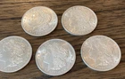 Lot Of 5 1921 Morgan Silver Dollars 90%
