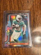 2025 Topps Chrome DeVon Achane Future Stars Refractor Miami Dolphins #FS-12