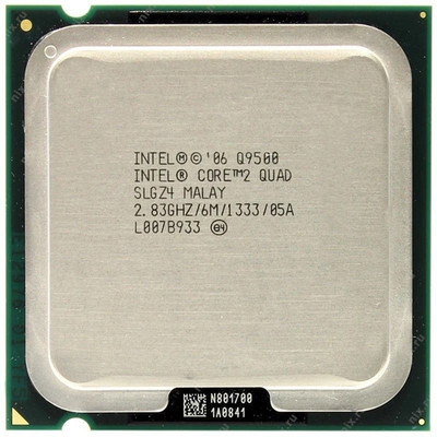 Intel Core 2 Quad Q9500 2.83GHz 6MB 1333MHz SLGZ4 LGA775 Processor