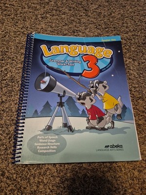 Abeka Language For 3rd Grade Teacher Key 5th Edition For Homeschool