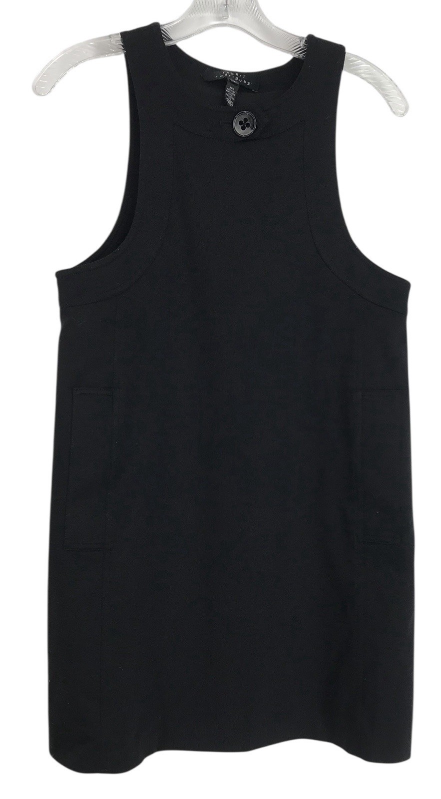 Robert Rodriguez Dress Jumper Womens Size 4 Black Sleeveless Stretch