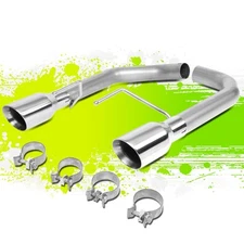 FOR 15-20 FORD MUSTANG 2.3L ECOBOOST AXLE CAT BACK EXHAUST SYSTEM W/4"OD TIP 16