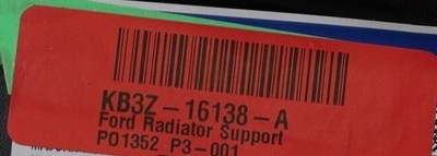 NEW OEM Ford Radiator Support Panel KB3Z-16138-A Ford Ranger 2019