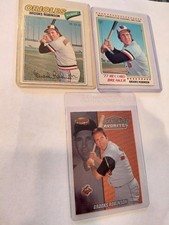 Brooks Robinson 3-card lot 1977 - 2000 Orioles including rare Franchise Favorite