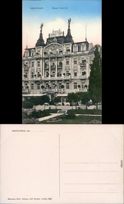 Mariánské Lázně Grand Hotel Ott b Eger Cheb 1911