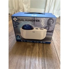 NEW Sealy Dual Humidifier, Night Light, Projector, Rechargeable, 2 Displays