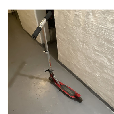 Hudora Big Wheel Cityroller rot klappbar höhenverstellbarer Lenker Metall