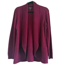 Charter Club Wine Cardigan Sweater