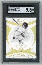 2020 Flawless Babe Ruth Legends Yellow Diamond /10 SGC 9.5