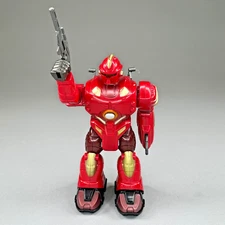Cybotronix M.A.R.S. Motorized Attack Robo Squad Red Toy Robot Action Figure Rare