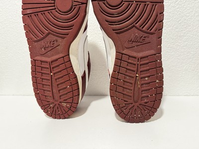Nike Dunk Low Pro Maroon 2002 SAMPLE Mens Sz 9 Team Red White Leather RARE Nike Dunk Low Pro Maroon 2002 SAMPLE Mens Sz 9 Team Red  main image 4
