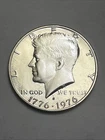 1976-S Silver Proof Kennedy Half Dollar, US 50c Bicentennial Silver Proof Coin