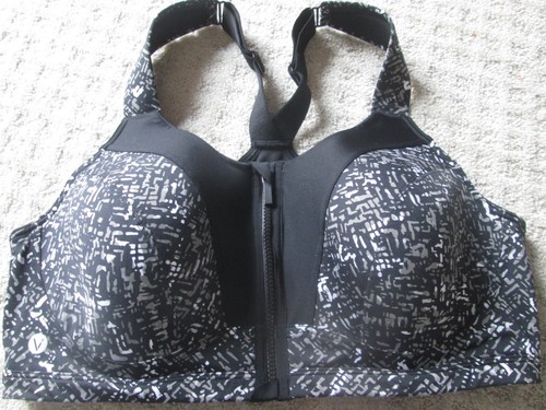 Livi Active 42D Sports Bra Black Underwire Stretch Lane Bryant Max Support