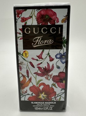 Gucci Flora Glamorous Magnolia Eau de Toilette 100ml /3.3oz spray Rare New