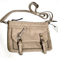 Schultertasche Damen Handtasche UmhäNgetasche Bag Damentasche Beige