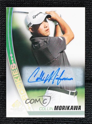 Collin Morikawa [Spectrum Autograph] #38 2021 SP Game Used card