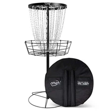 Black Hole Lite 24-Chain Disc Golf Basket with Transit Bag