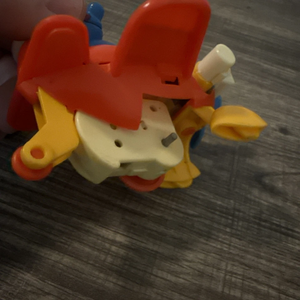 Avión Piloto Pitufo Windup Peyo Galoob 1982 rueda faltante Foto 4 de 4