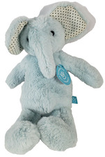 Manhattan Toy Blue Elephant Polka Dot Ears Soft Plush Stuffed Animal Lovey 15"