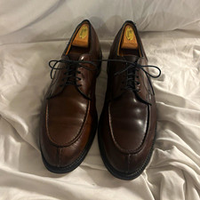 12 EEE Allen Edmonds Bradley Lace-Up Leather Brown Men's Dress Shoes