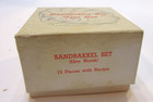Vintage Scandinavian Sandbakkel Tarts Tin Molds Set 13 w Box Recipe Instructions — photo 4
