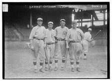 Brooklyn NY 1916 Jake Daubert George Cutshaw Ivy Olson Mike Mowrey Baseball