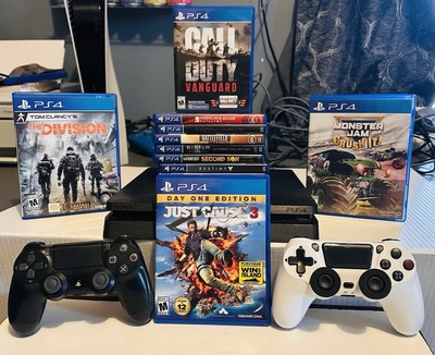 PlayStation 4 Slim (500GB)Console+10 games + 2 Controllers Call Of Duty Bundle