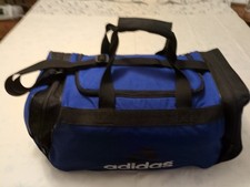 Bolso de Lona Adidas Pequeño Azul W Lg Pkts Exteriores, Bolso con Asa con Correa Shlder y Bolso Varios