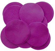 Magenta Craft Felt Circles 3 Inch - 30pc