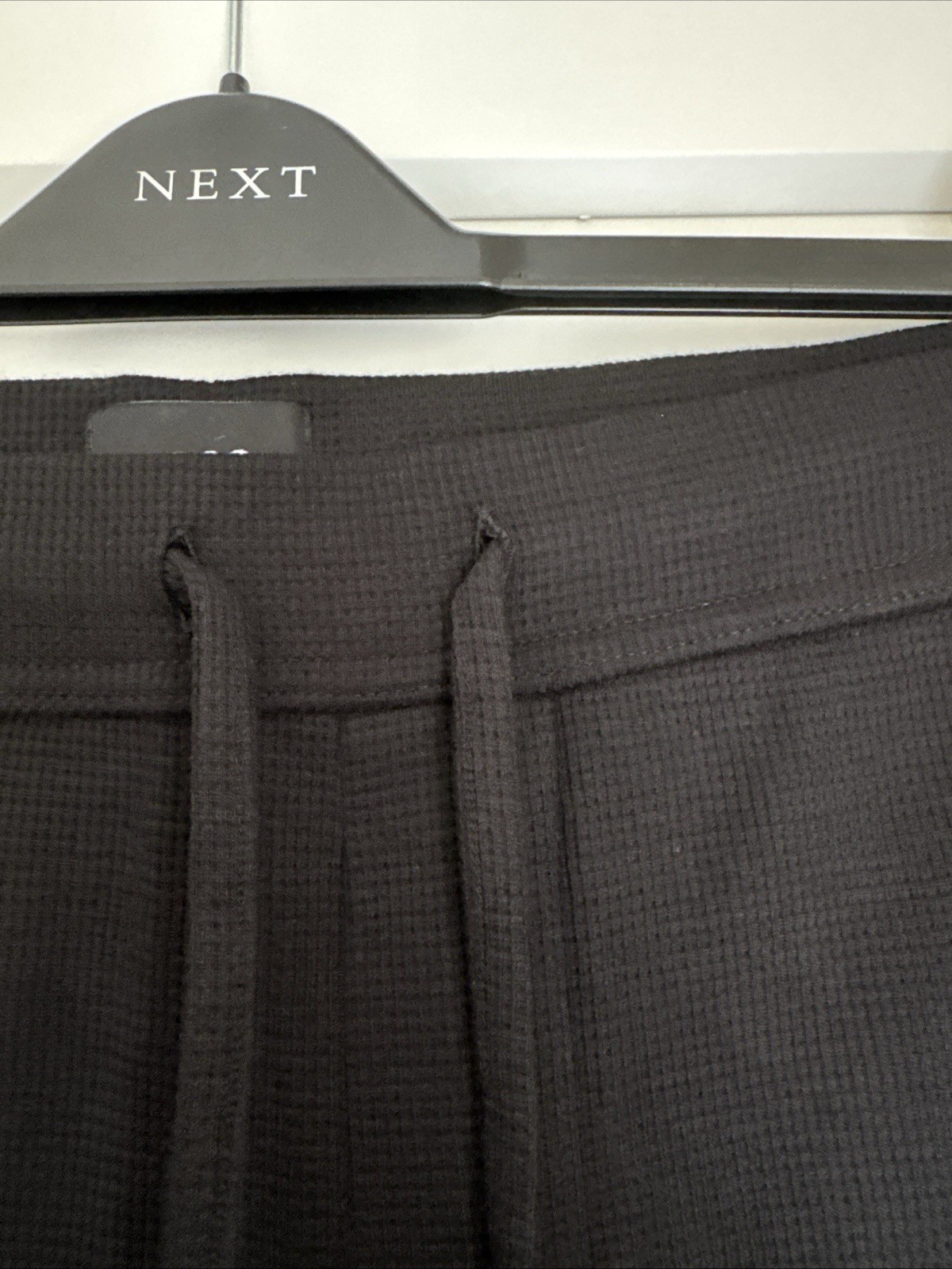HUGO BOSS MENS WAFFLE 2 PIECE SMART CASUAL HOODED SET BLACK MEDIUM BNWT RRP £119 image 6
