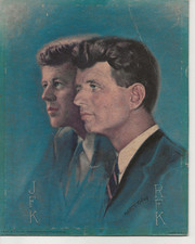 VINTAGE PICTURE OF JFK RFK 