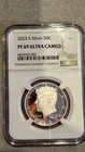 2023 S Kennedy Silver 50c PF69 Ultra cameo