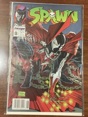 Spawn #8 1993 Image Comics NM- Comic Book Homage Cover