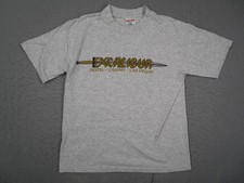 VINTAGE Excalibur Las Vegas Shirt Mens Medium Gray Hotel Casino Made in USA 90s