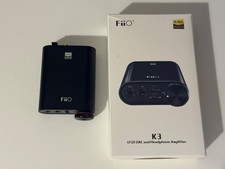 FiiO K3 USB-C DAC Headphone Amplifier for PC Laptop Coaxial Optical Tested Original Box