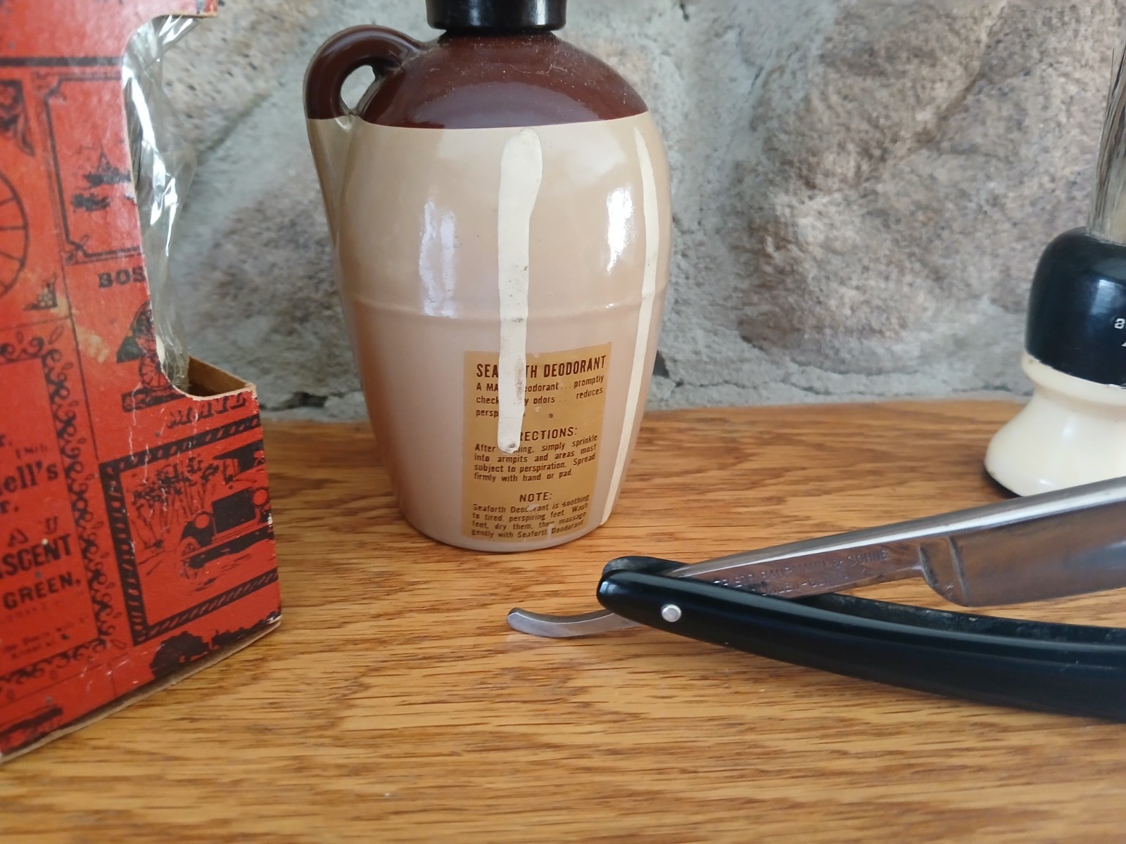 FRIDER BAURMANN & SOHNE,OLD SPICE,SURREY, SEAFORTH BARBER LOT ANTIQUE 