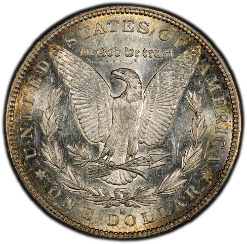1890-S Morgan Silver Dollar - PCGS GOLD SHIELD AU55 - SEMI-PL BETTER DATE!
