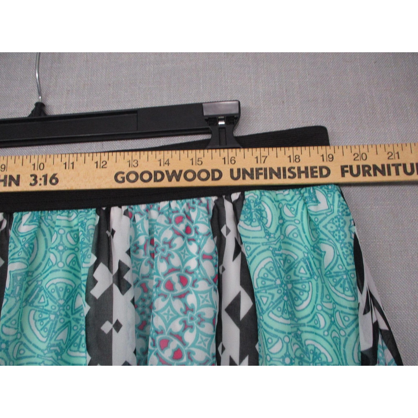 Lane Bryant Multicolor Patchwork Boho Trendy Alin… - image 8