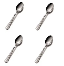 MIkasa French Countryside 18/10 Stainless Steel 6 3/8" Teaspoon (Set of Four)