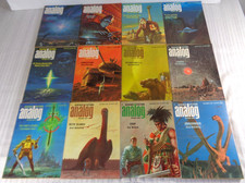 1967 Analog Science Fiction And Fact Magazine Full Set Lot of 12 Issues VG 