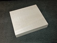 RIEGELAHORN BLOCK, DRECHSELHOLZ, SCHALENROHLING 250 x 230 x 43 mm