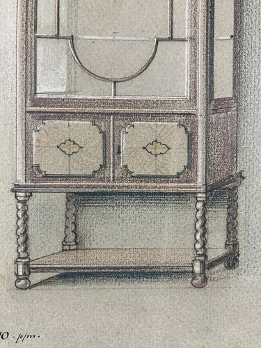 Projet de Vitrine Architecture Maison FOURNIER à Paris Meuble Napoléon III - Photo 7/10