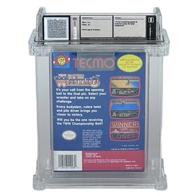 Nuevo juego NES Tecmo World Wrestling 9.4 WATA sellado de f&aacute;brica 1990 graduado Nintendo