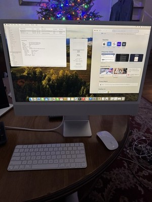 Apple iMac M3 24  256GB SSD 8GB Unified Memory 2023 Keyboard And Mouse Excellent