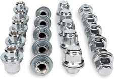 20p M12 x1.5 mm Silver Wheel Nuts for TOYOTA RAV4 2007-2025 Cruiser SR Rogue SR5