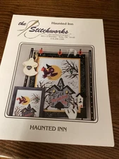 VTG. Leaflet. By The Stitch Works. Cross Stitch Pattern  THE HAUNTED INN. 1997.