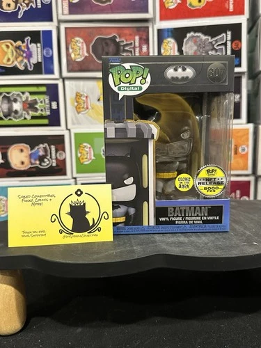 Funko Pop Digital DC: Batman - Batman (307) GITD / Ultra LE 3348 / 5000p