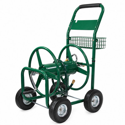 Schlauchwagen Stahl Schlauchaufroller ohne Schlauch XL-76m Schlauchkapazität S1